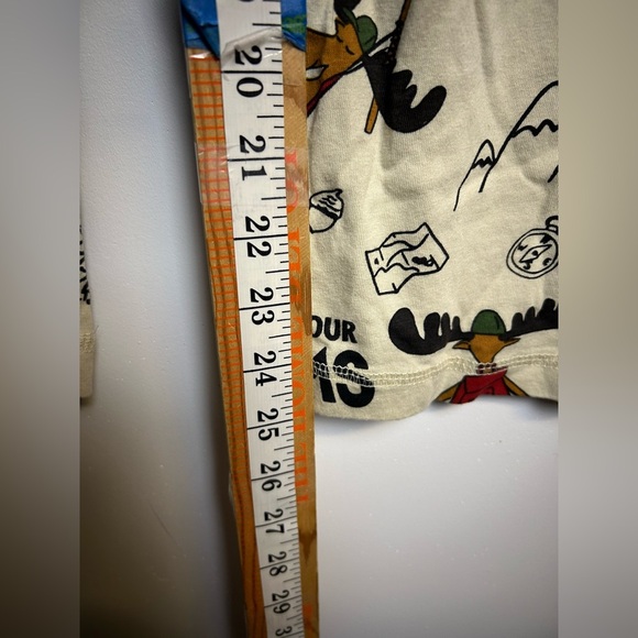 Lazy one Pajama Pants Drawstring Novelty Print Pull on elastic waist M Cotton - Picture 8 of 13